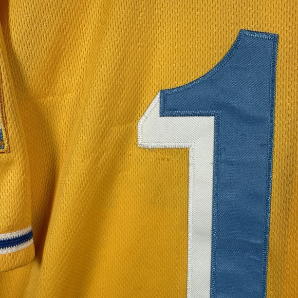 Nike Boston Red Sox Rafael Devers City Connect Jersey Mens Large Yellow Baseball - Picture 7 of 7